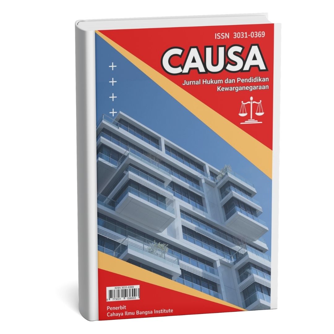 					View Vol. 14 No. 12 (2025): Causa Jurnal Hukum dan Kewarganegaraan
				